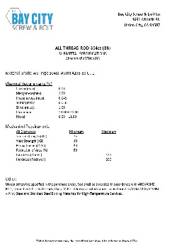 ASTM A193 B7 Specs